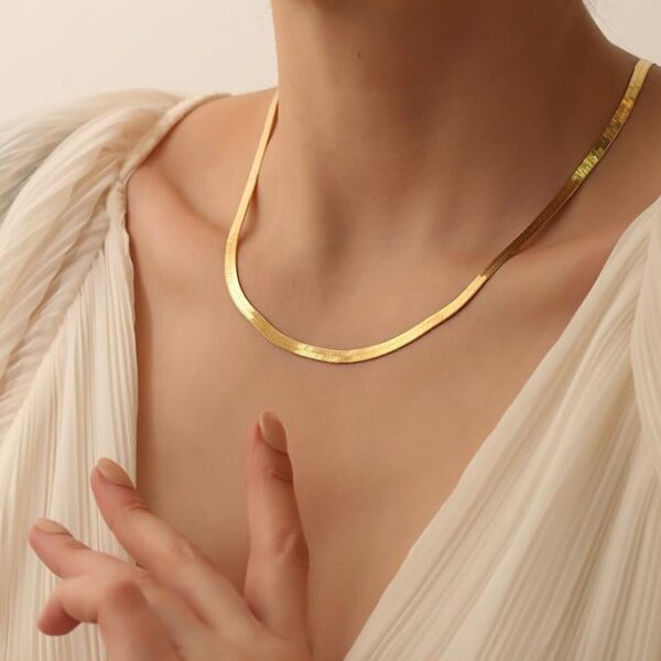 18K gold-plated rope necklace - Image 2