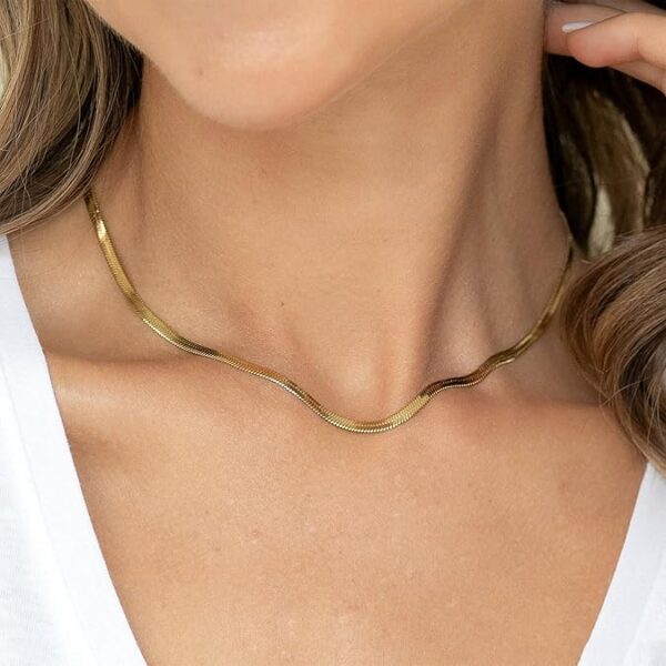 18K gold-plated rope necklace - Image 3