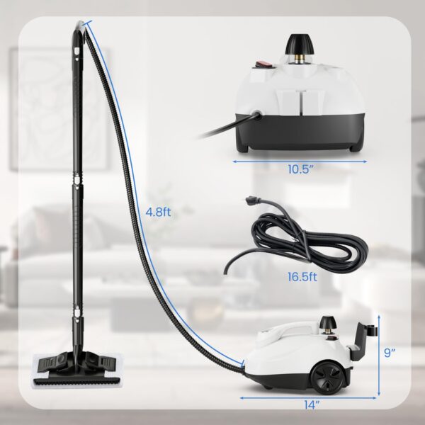 2025 Multipurpose Steam Cleaner, 1800W Portable Household Steamer with 15 Accessories - Image 7