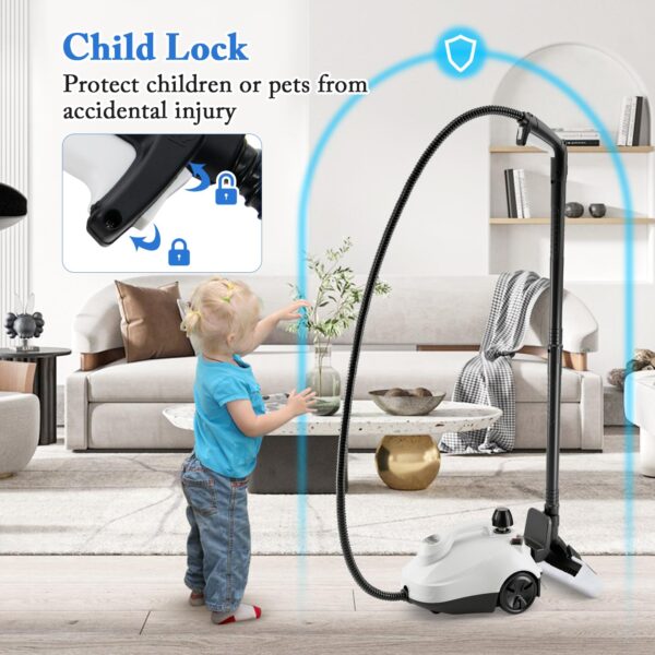 2025 Multipurpose Steam Cleaner, 1800W Portable Household Steamer with 15 Accessories - Image 6