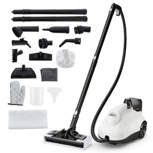 2025 Multipurpose Steam Cleaner, 1800W Portable Household Steamer with 15 Accessories